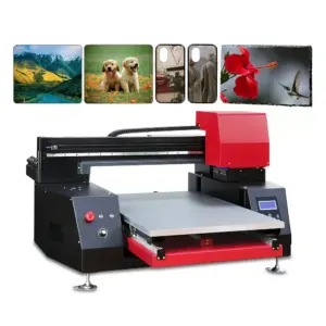 Wisegigs 6090 UV Flatbed Printer XP600/ I1600 A1 UV LED Printer Machine Vacuum Table Included