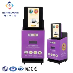 RF-JNB1 Full Automatic Coin Printing & Vending Machine Wifi Smart Souvenir UV Printer For Tourist Attractions